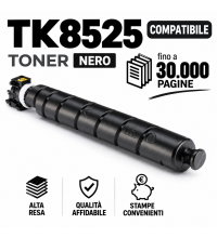 Toner Compatibile per Kyocera TASKalfa 3552ci 4052ci,4053ci TK8525 Nero da 30000 pagine 